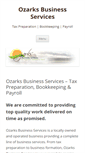 Mobile Screenshot of ozarkbusinessservices.com